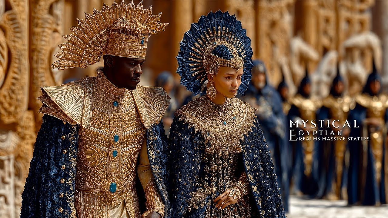 Mystical Egyptian Realms | Massive Statues, Divine Pharaohs