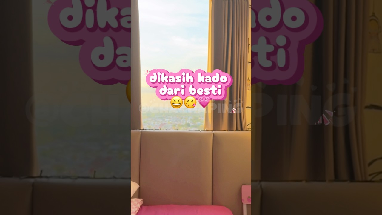 siapa yg udah pernah dikasih kado sama besti jugaa?? #kado #bestie #teman #chachaping