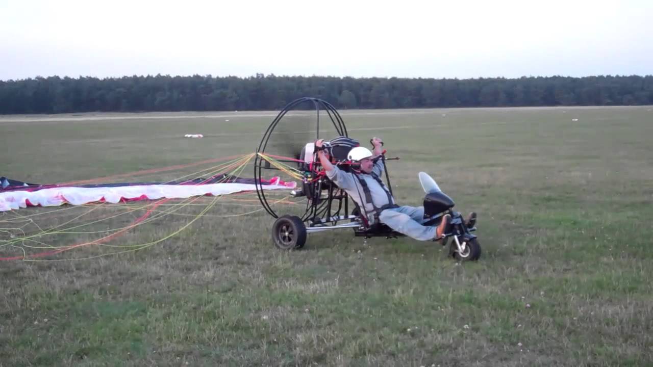 Motorschirm fliegen Langsam wird es besser