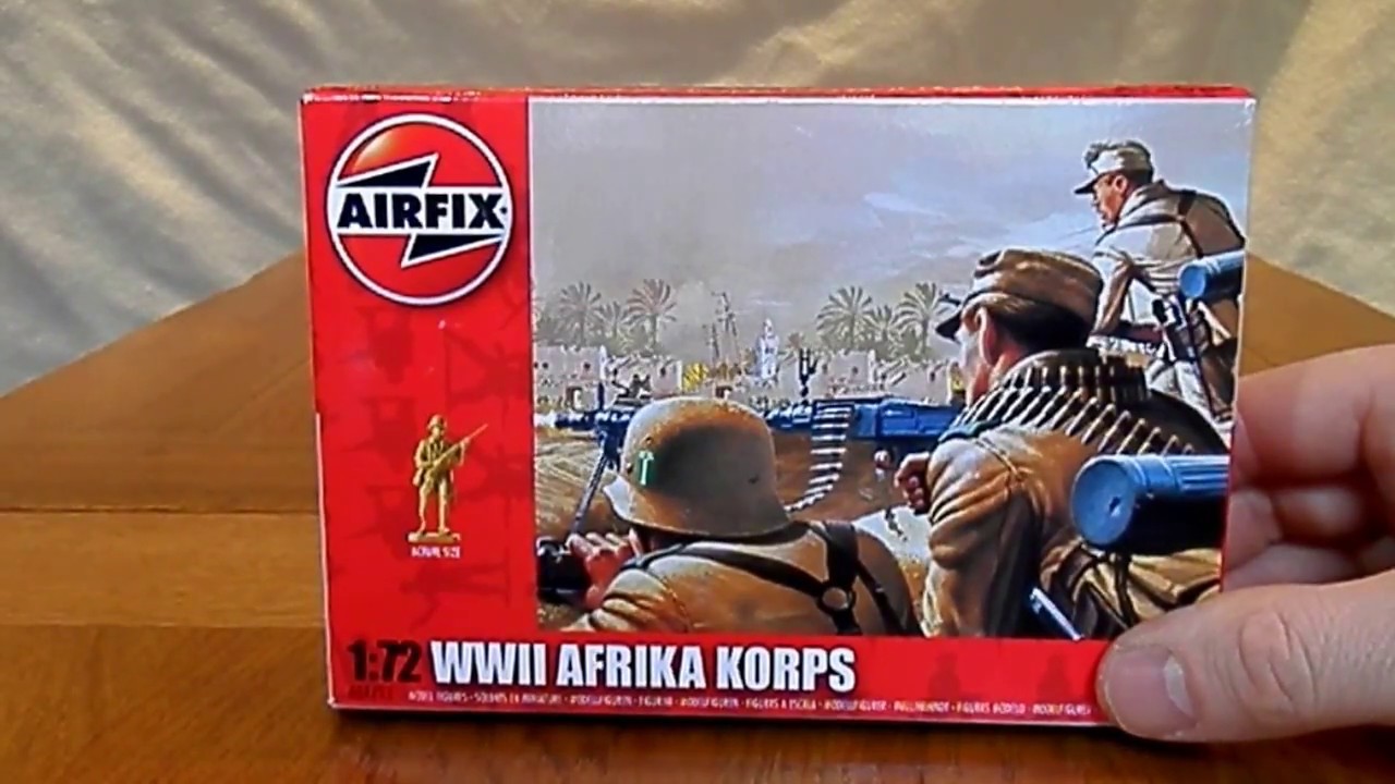 Plastic Soldier Review: AIRFIX 1:72 WW2 German AFRIKA KORPS (Deutscher Afrika  Korps)