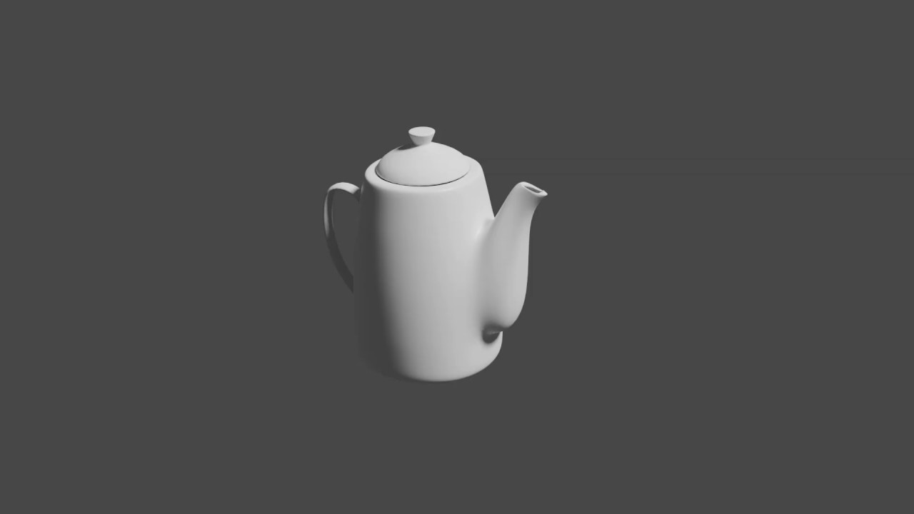 Blender 2.8 how to make teapot