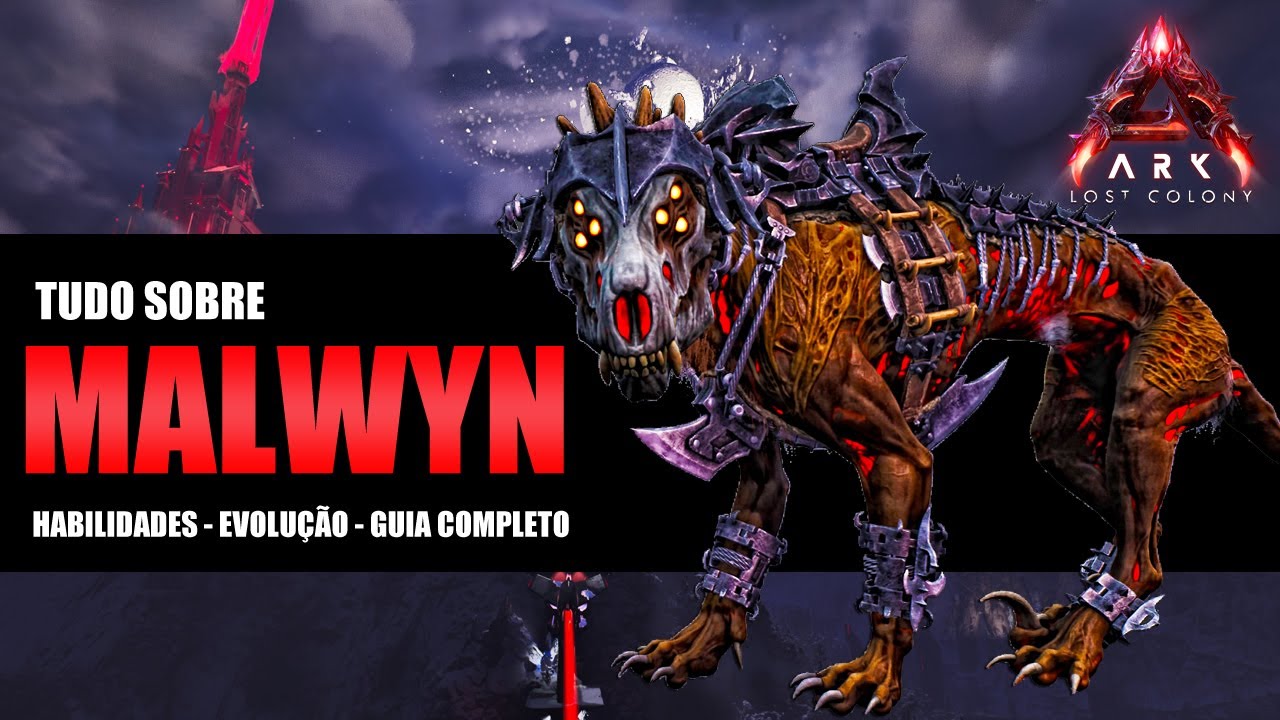 TUDO sobre a MALWYN- Todas as HABILIDADES e DOMA / EVOLUÇÃO - Guia COMPLETO - Ark Survival Ascended