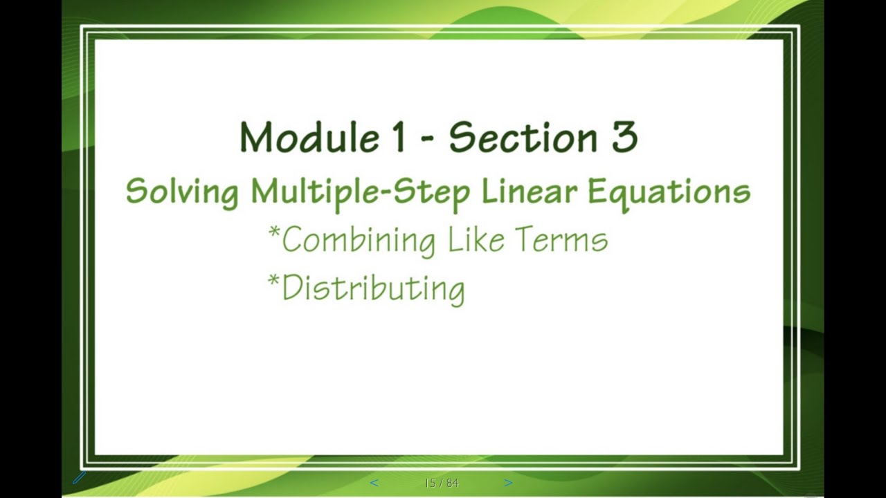 990 Module 1 Section 3