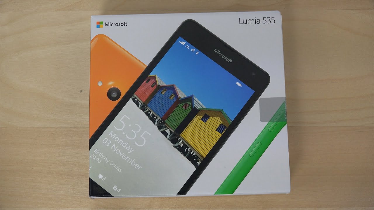 Microsoft Lumia 535 — распаковка (4K)
