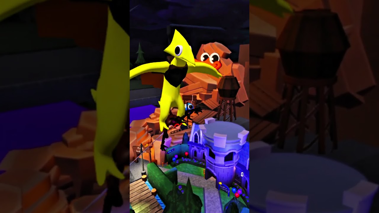 What If I Playing as Dear & Yellow Monster In Rainbow Friends funny moments 