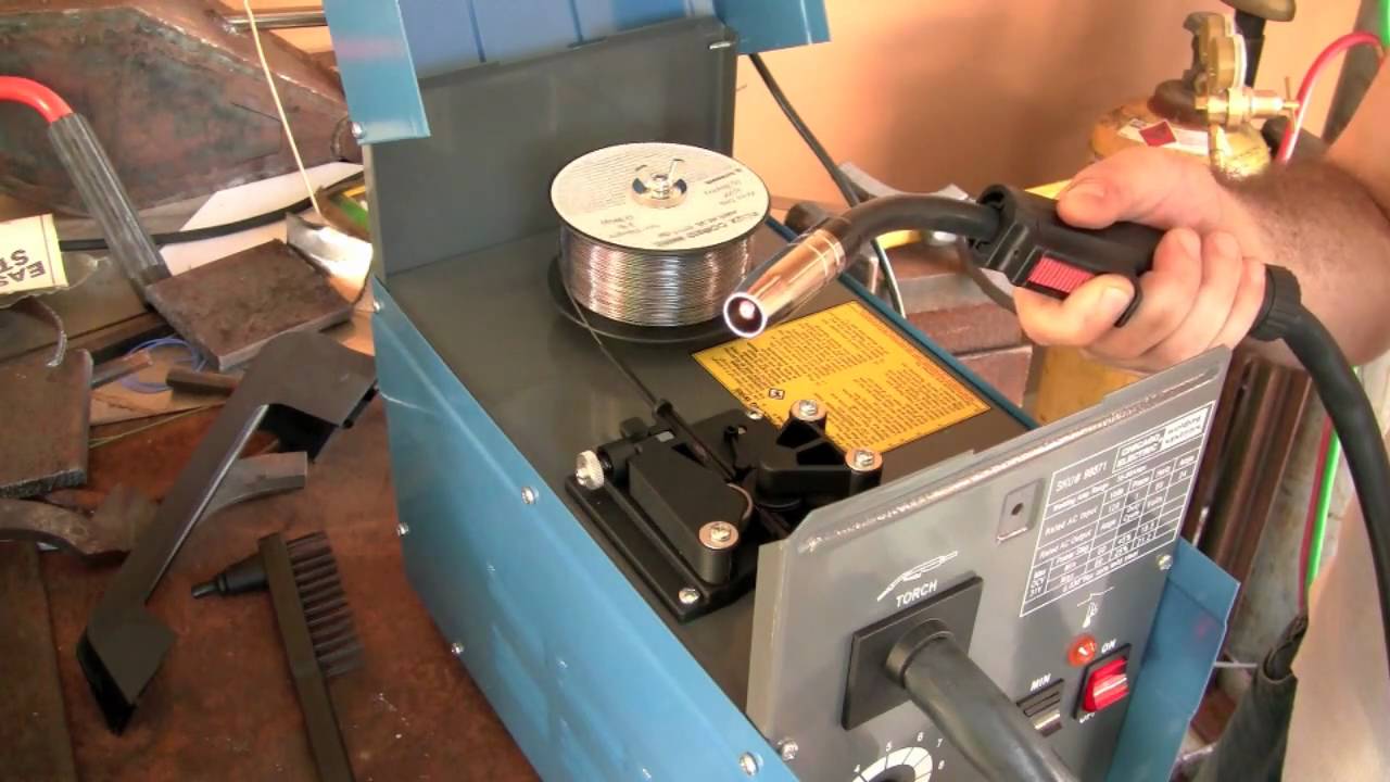 90 amp flux wire welder mig harbor freight