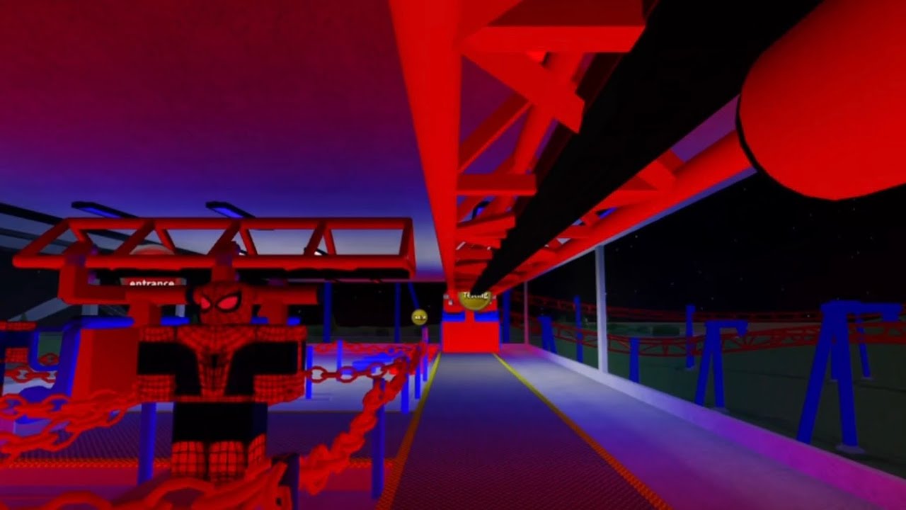 Spider-Man inverted coaster full ride experience