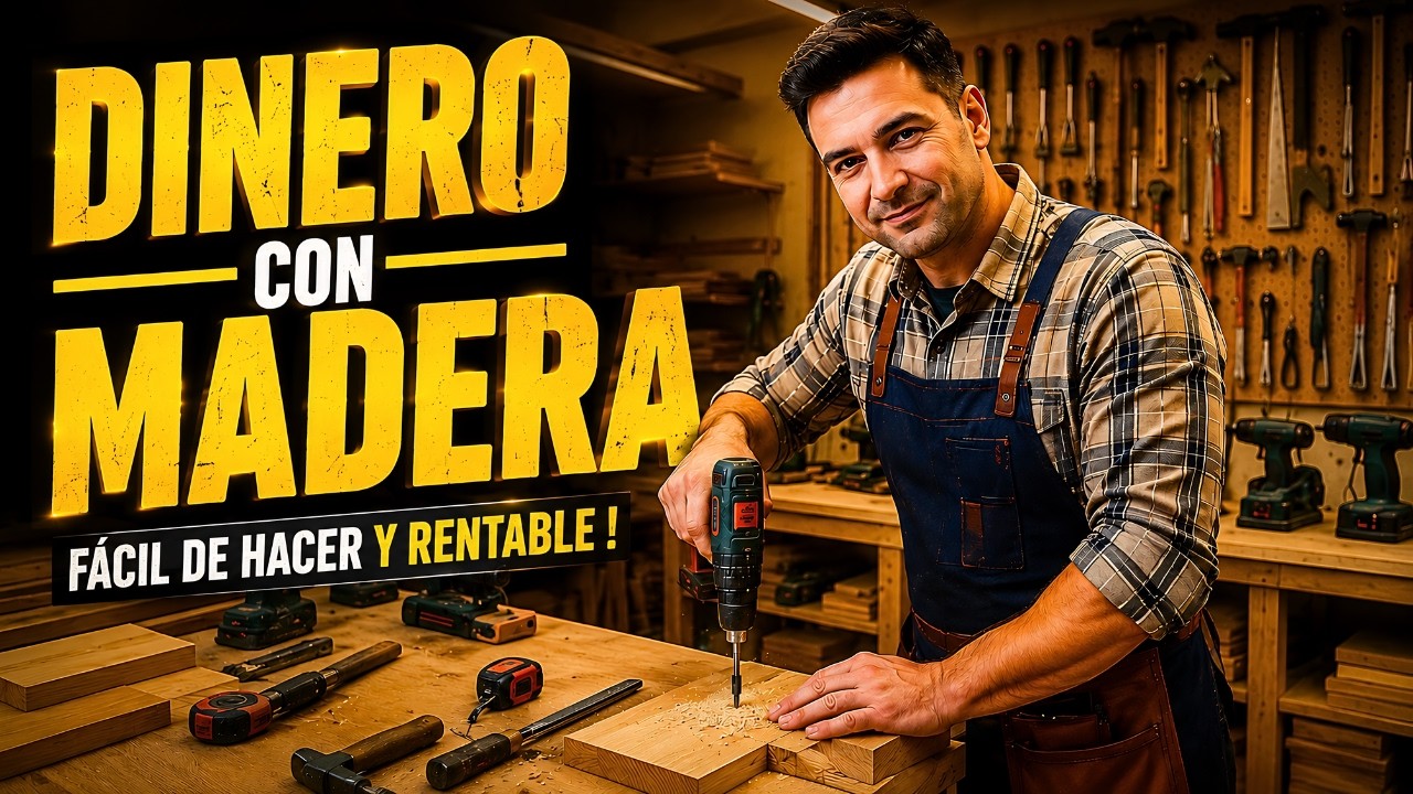 30 Negocios Rentables con Madera / Hacer, Vender y Ganar Dinero