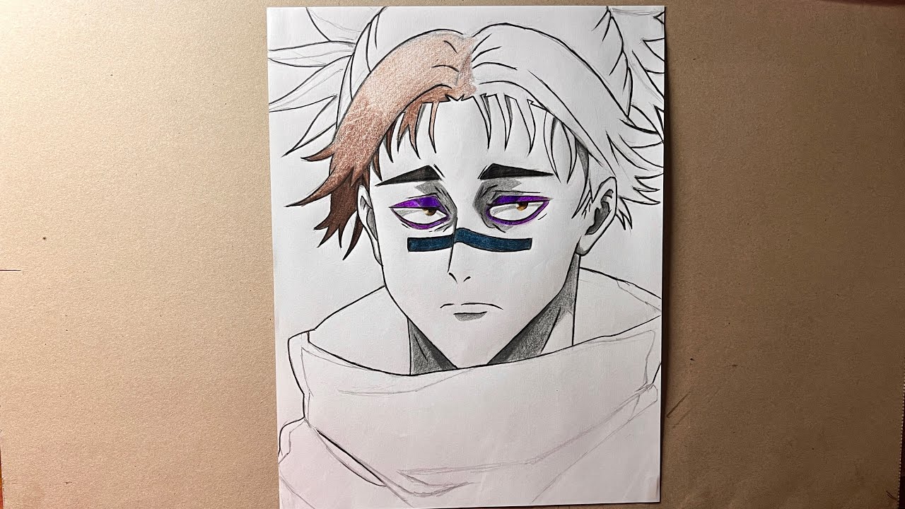 How to Draw Choso | Jujutsu Kaisen Anime Drawing Tutorial (Step by Step)