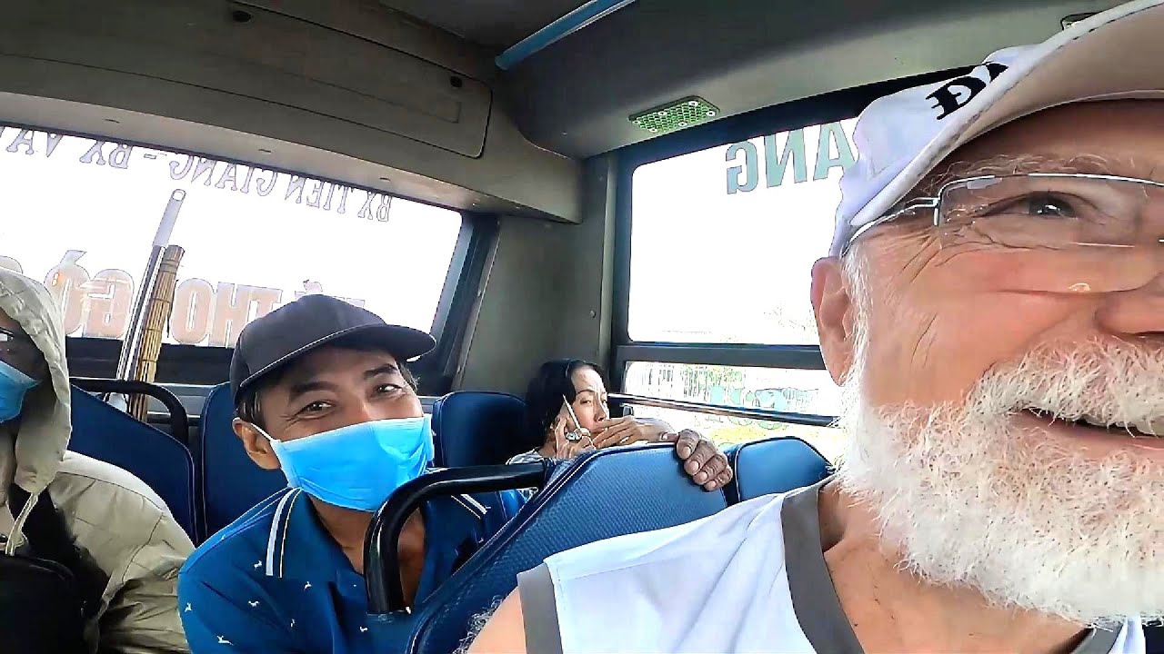 A pleasant, delightful joyride on the bus to Go Cong, Vietnam.