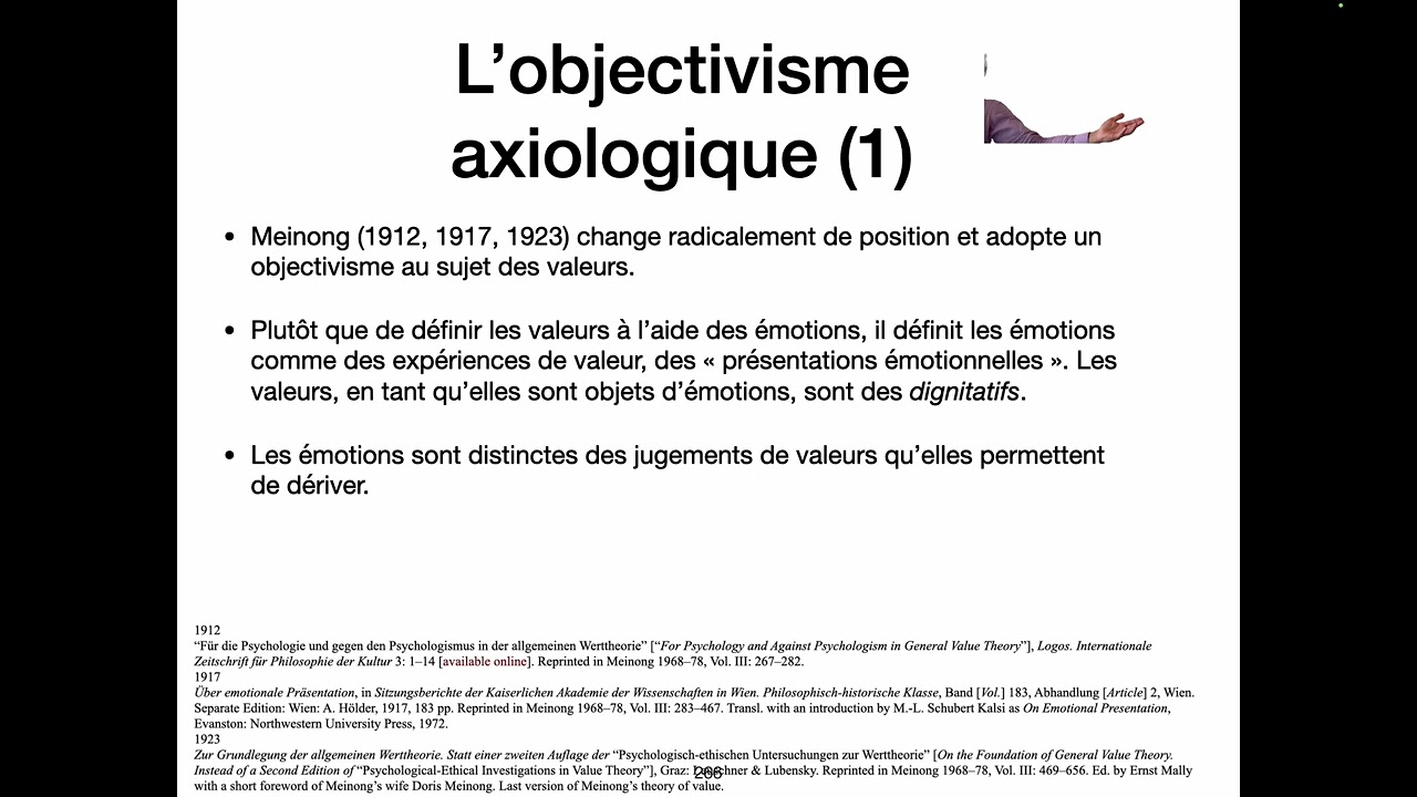 Brentano, Meinong, Husserl, cours 10, partie 2