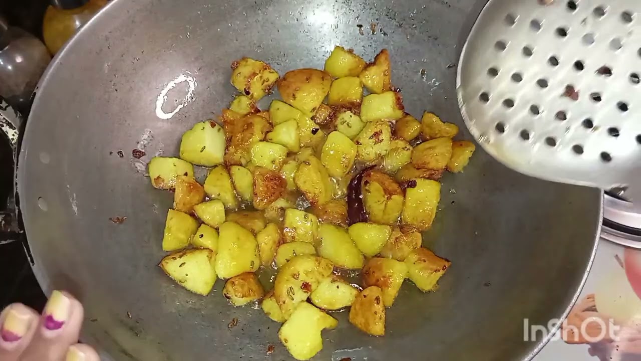 Jeera aur kurkuri aalo ki recipie🫶🫶