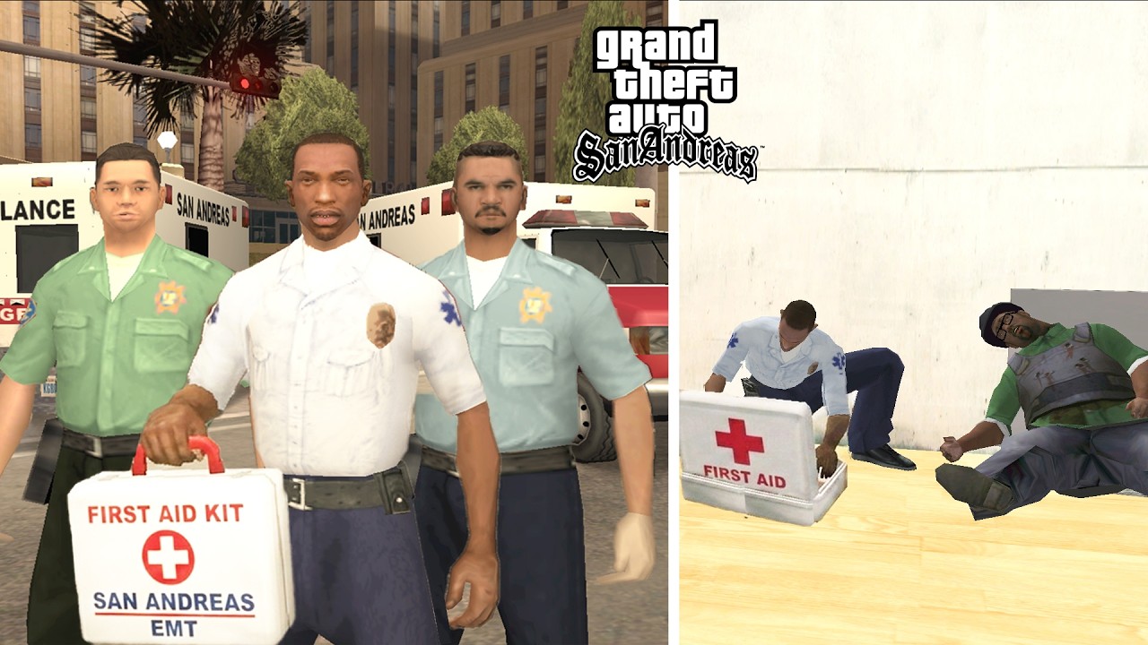 What Happens if CJ Becomes a Medic at The Beginning of GTA SAN ANDREAS?