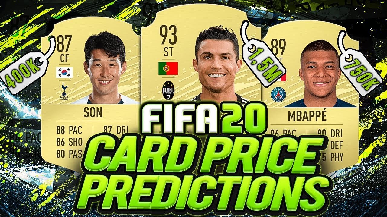 FIFA 20 PRICE PREDICTIONS (SON, MBAPPE, RASHFORD)! FIFA 20 Ultimate Team