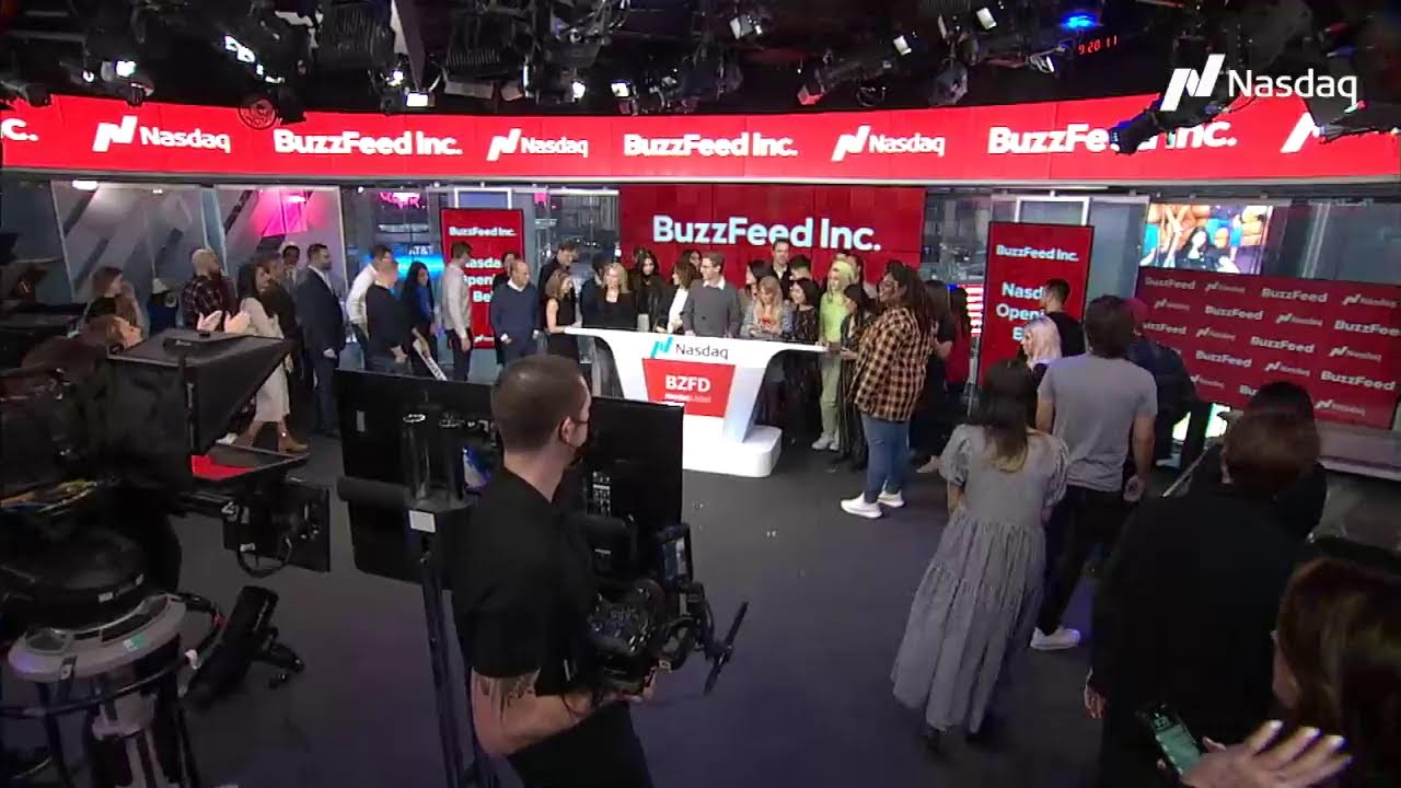 Buzzfeed [BZFD] Rings the Nasdaq Digital Opening Bell