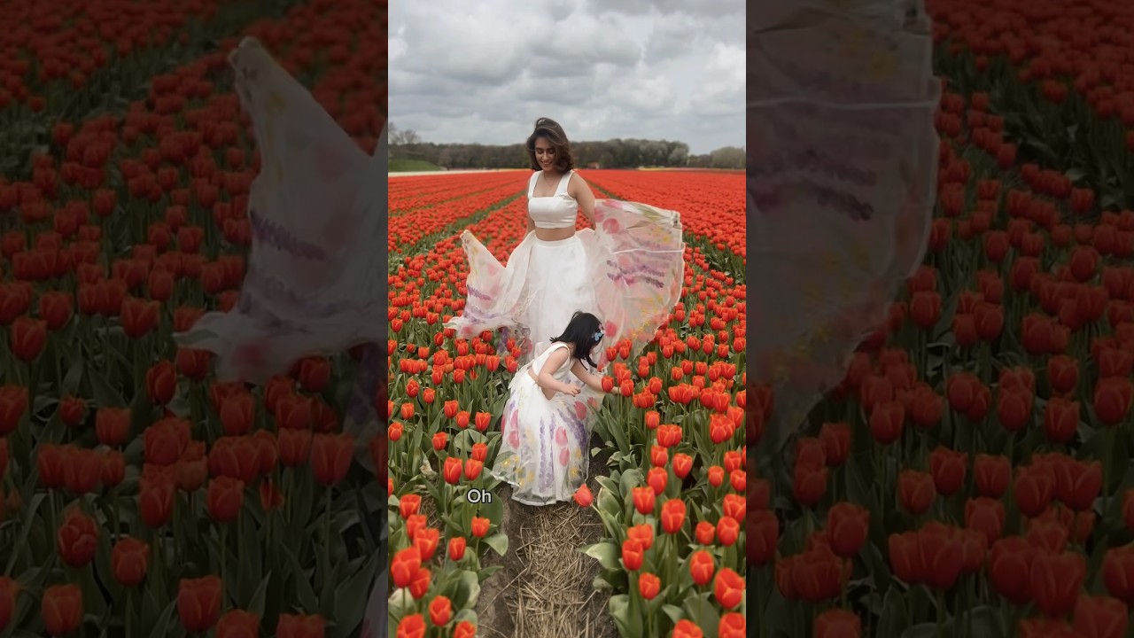 2 year old's third year visiting the Tulip fields 🌷🌷🌷