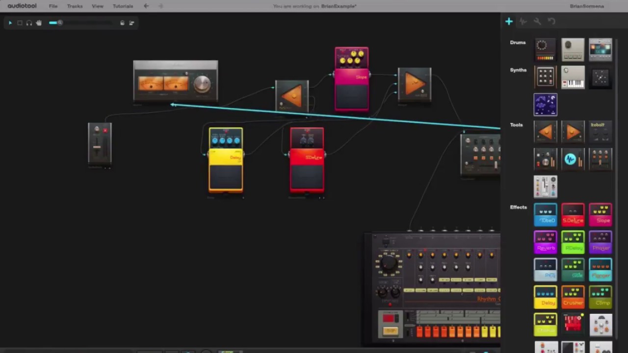 Audiotool - Mixing, Splitting, and Combining Signals
