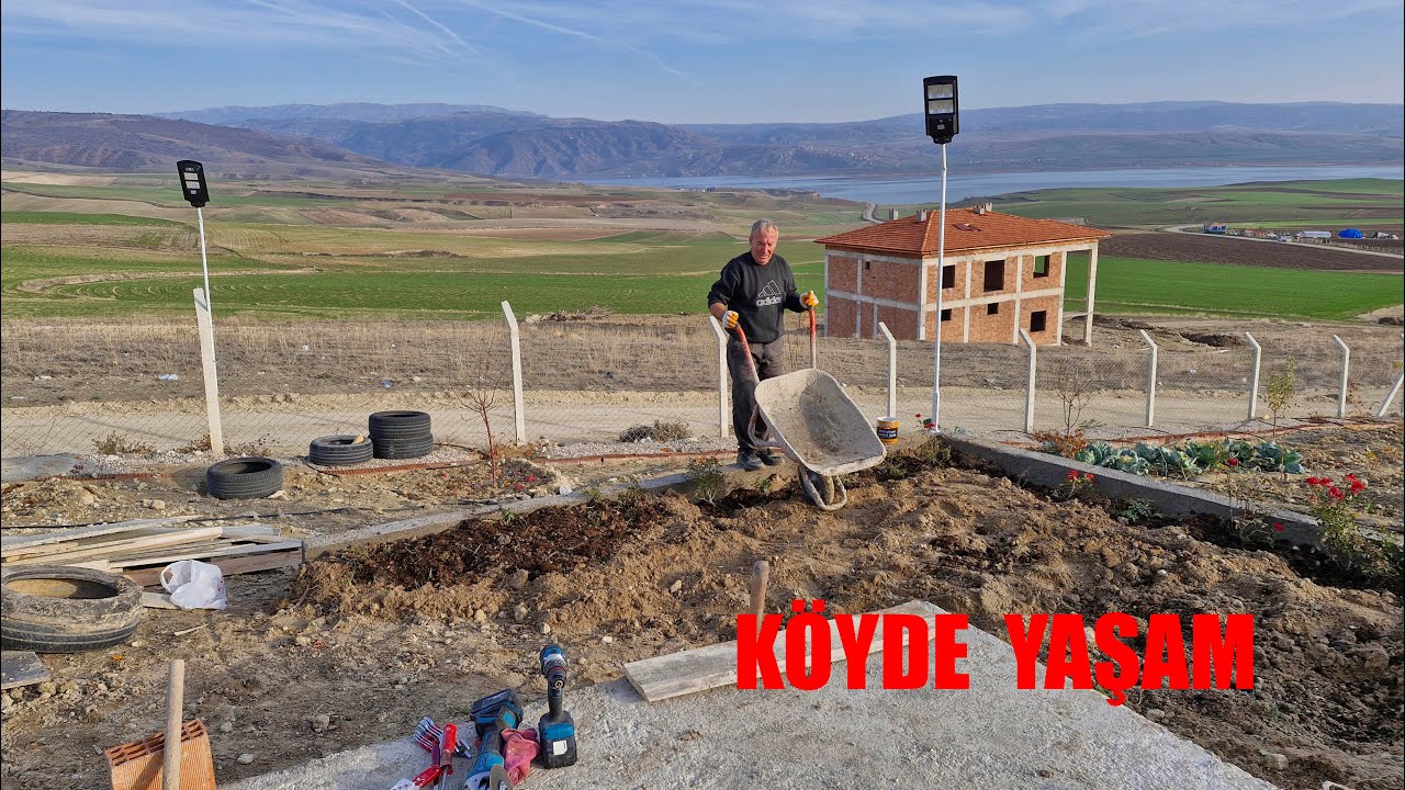 YENİ AYDINLATMA LABAMIZIN MONTAJİ VE BAHÇE TESFİYEMİZ