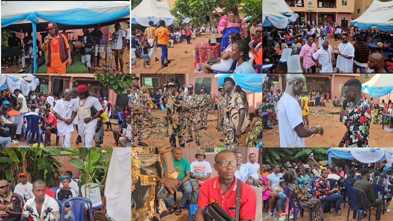 chukwuma Udenze Live Stage at College enenia nwa ite Child dedication Ubasinachi videos EntertainmeT