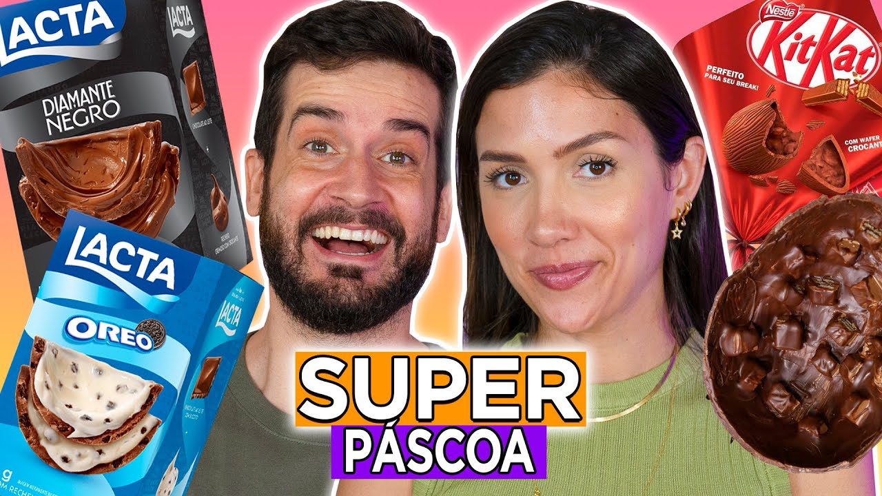 PROVANDO OVO DE PÁSCOA RECHEADO | KIT KAT, OREO, DIAMANTE NEGRO RECHEADO | OVO DO POVO 2022 #3