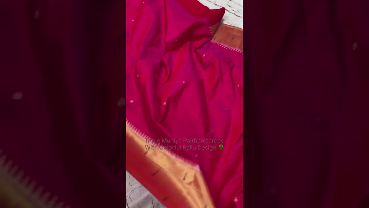 #muniyapaithani #handloomsaree #paithani whatsapp 8605543376 #saree #silk #paithanimanufacturing
