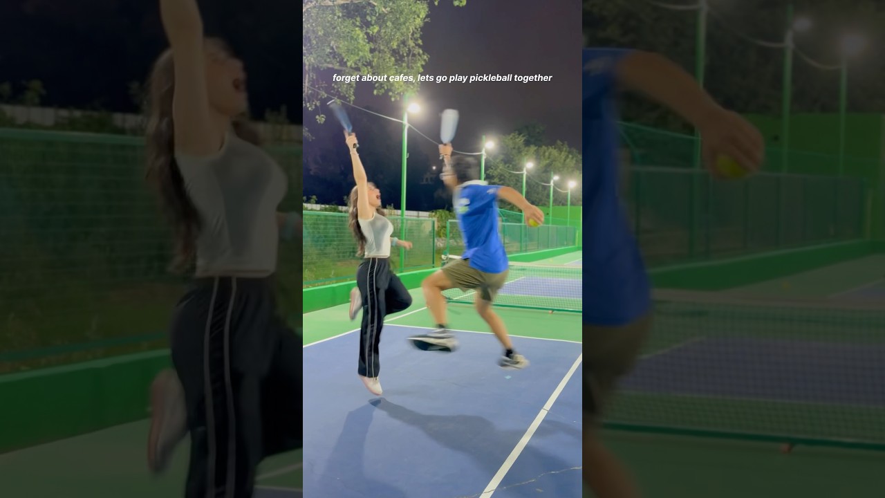Is this my fav sport now? #pickleball #sports #girls #relatable #paddle #dateideas #sporty #friends