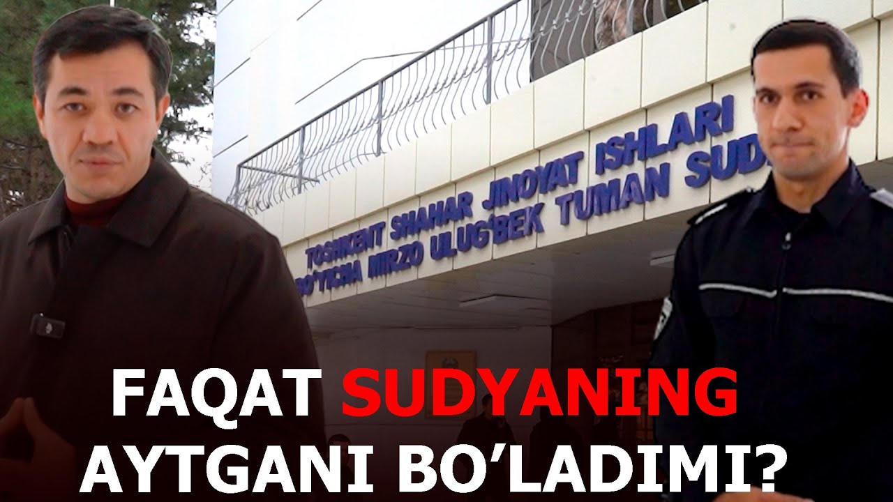MIRZO ULUG'BEK SUDIDA BU NIMA AHVOL?!