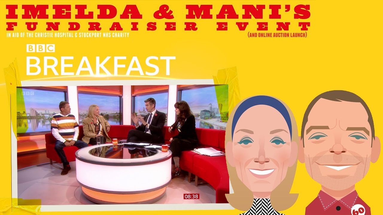 Imelda & Mani on BBC Breakfast talking about the Imelda & Mani Fundraiser
