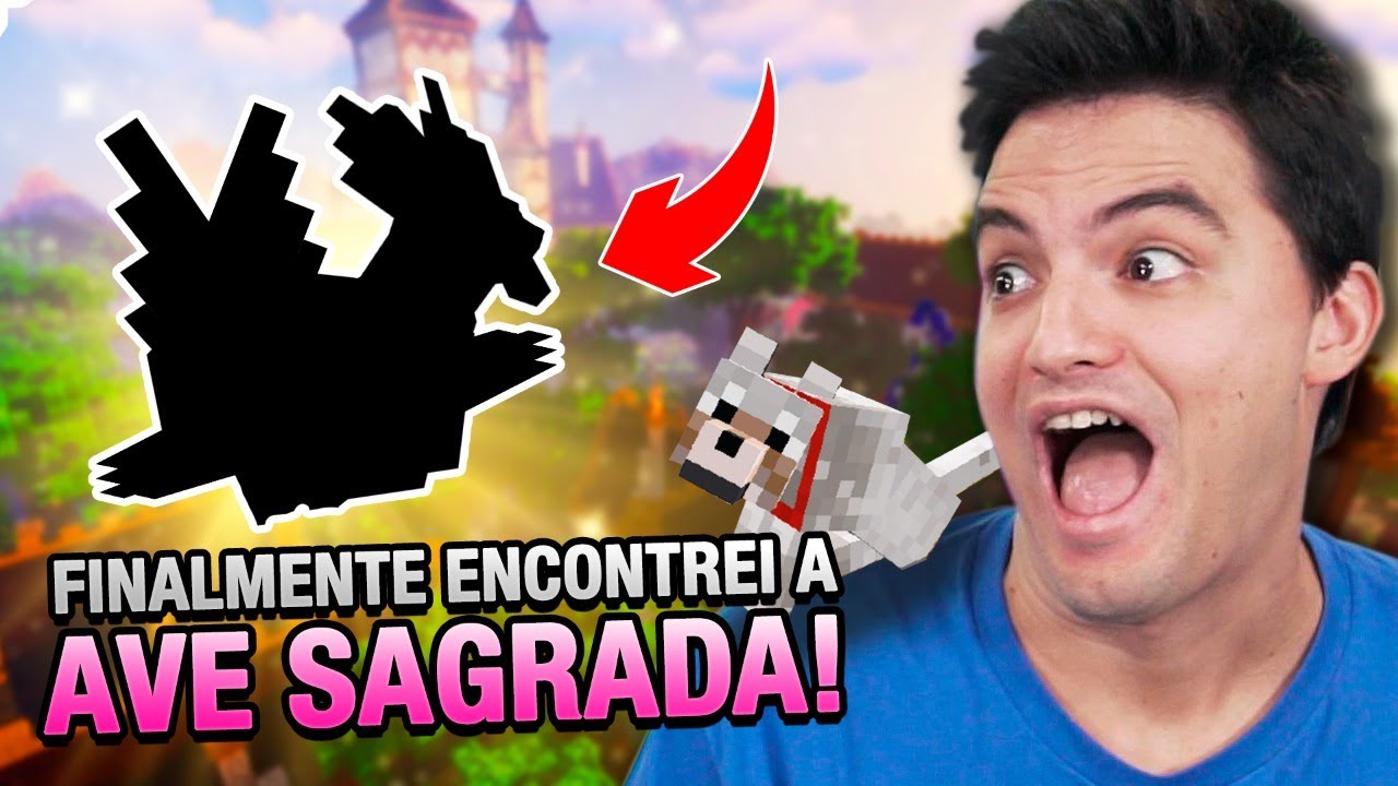 ENCONTREI A AVE SAGRADA E TROUXE PRA CASA NO MINECRAFT #1-28 [+10]