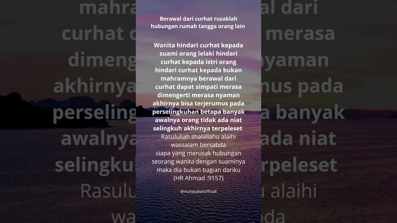 berawal dari curhat rusaklah hubungan rumah tangga orang lain #shorts