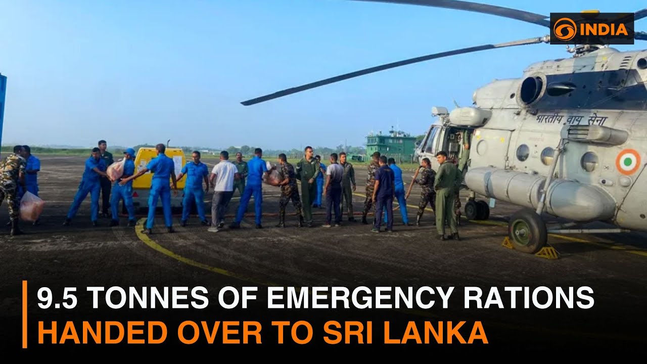 9.5 tonnes of emergency rations handed over to Sri Lanka