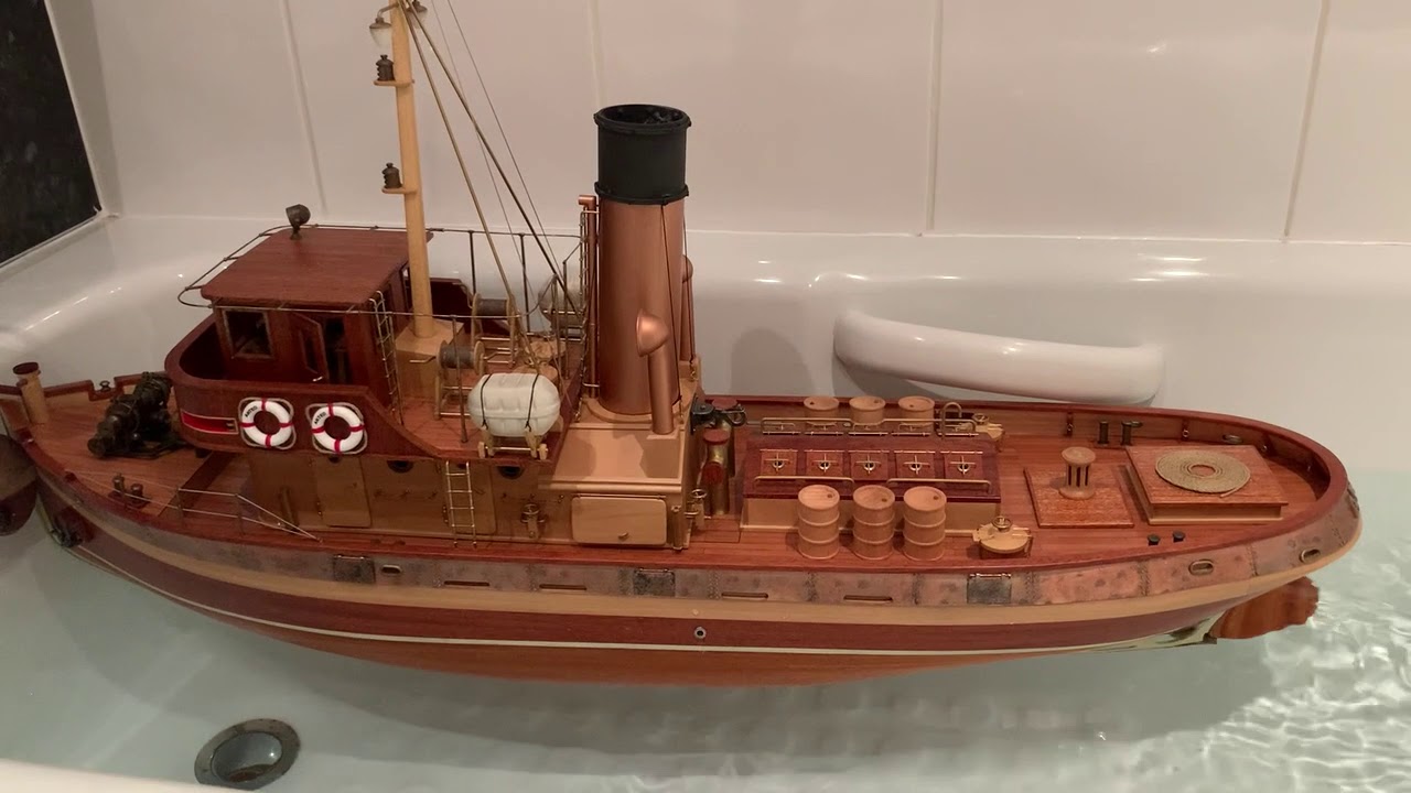 Final steam test Anteo Tug