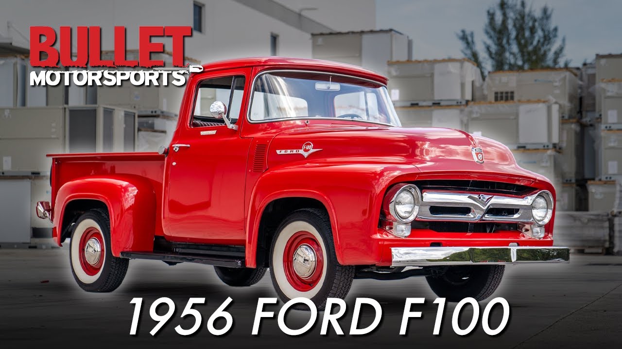 1956 Ford F100 | [4K] | REVIEW SERIES | "Big Red Truck"