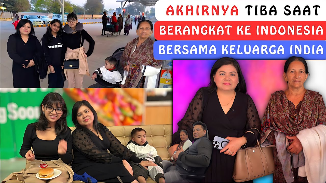 Akhirnya Tiba Saat Untuk Berangkat Ke Indonesia Bersama Keluarga India‼️