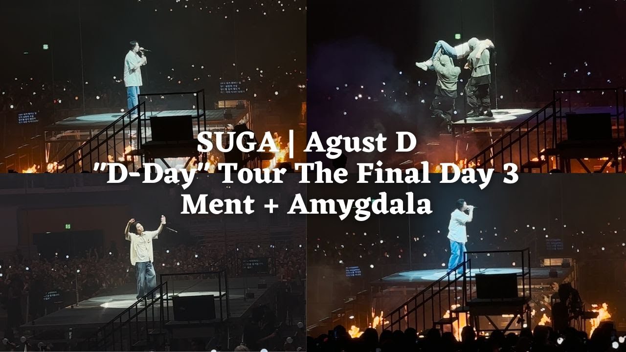 230806 Ment + Amygdala — SUGA | Agust D TOUR ‘D-DAY’ THE FINAL Seoul Day 3 Fancam [4K]