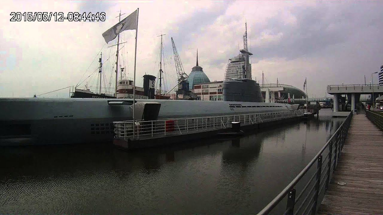 Weserradtour im  Mai 2015 Schiffsmuseum in Bremerhaven