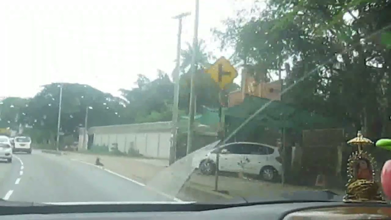 Driving through the Thanlyin , other side of Yangon where Thilawa international port located