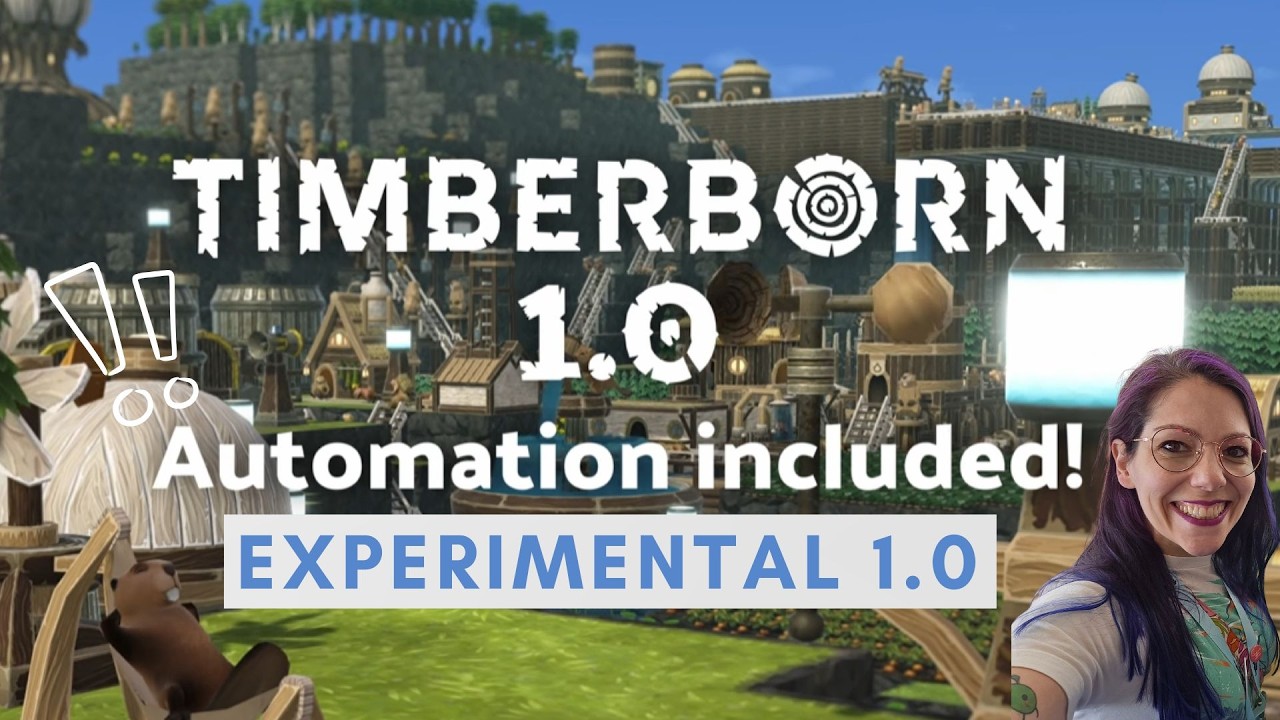 Automation Day 2! 1.0 Experimental - Best Beaver Colony Management Game Timberborn