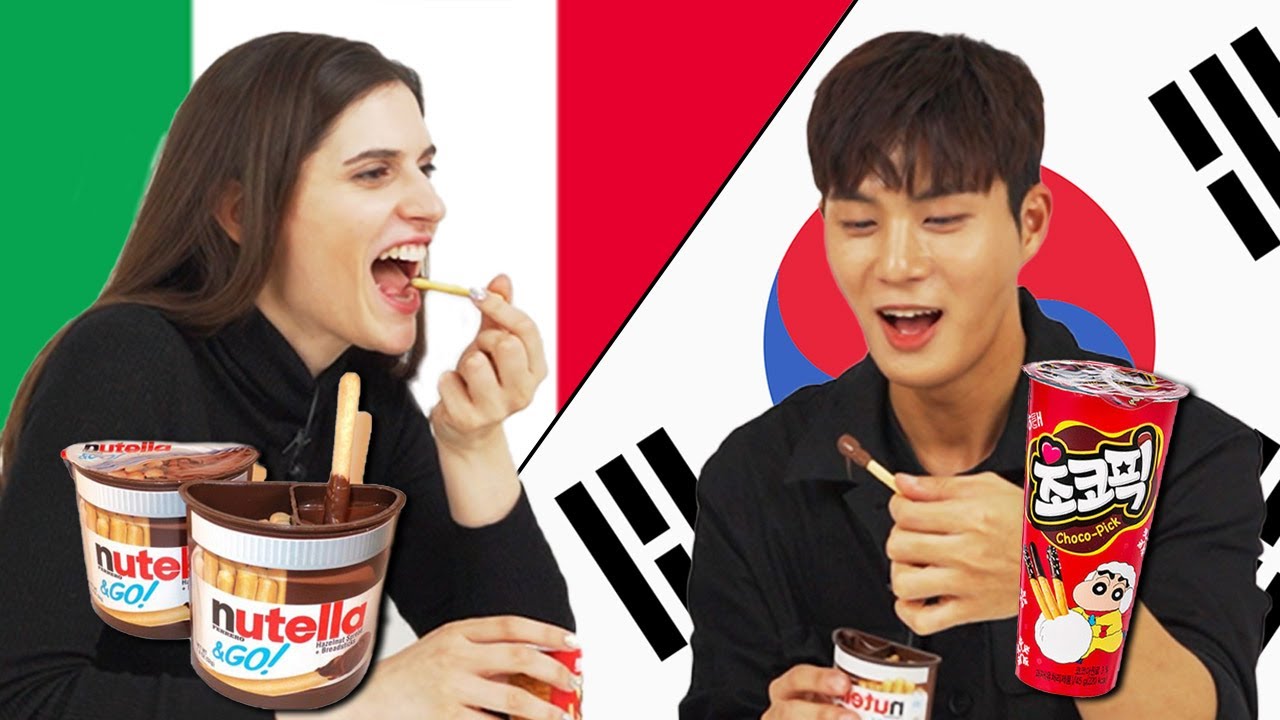 Korean & Italian Swap Snacks!!!