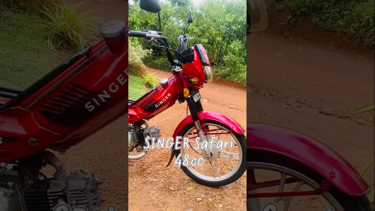 Singer Safari 4S 😌| 48cc Bike |සින්ගර් සෆාරි බයික් #ytshorts #bikeshorts #cc #48cc