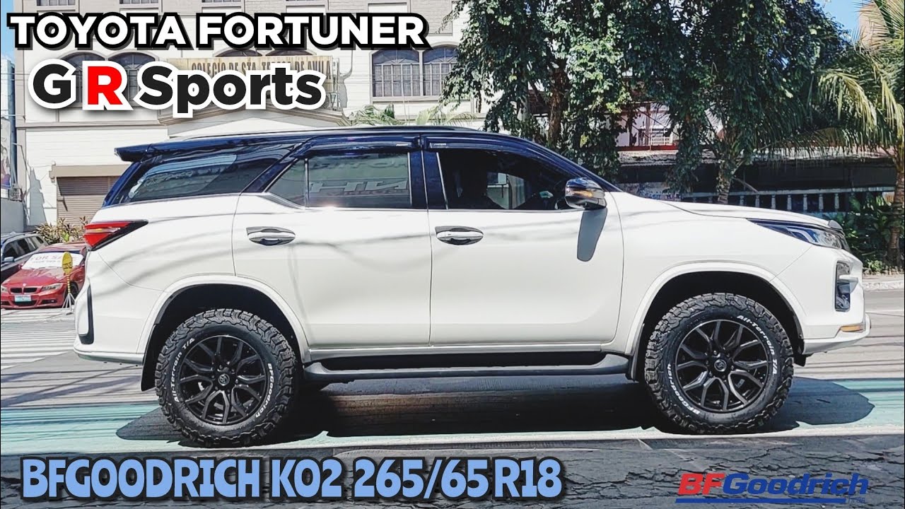BFGoodrich ko2 265x65 R18 on 2022 Toyota Fortuner GR-S @ RNH Tire Supply