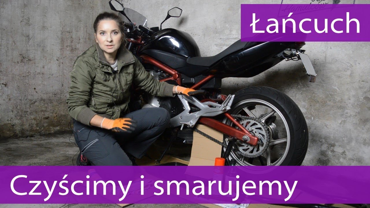 Łańcuch motocyklowy: czyszczenie i smarowanie