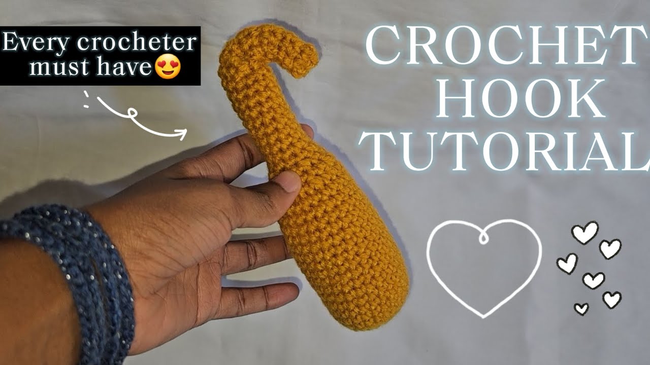 How to crochet a CROCHET HOOK| Simple tutorial