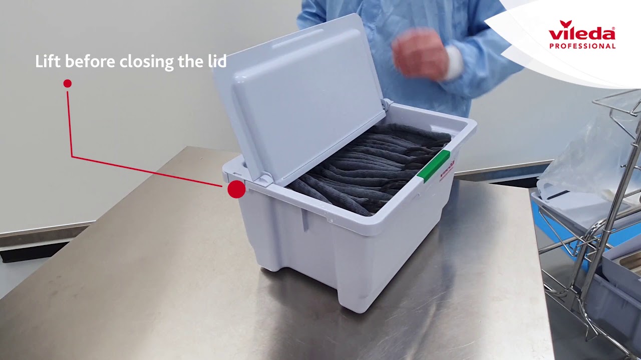 Vileda Professional® | Mop pre preparation for CE Cleanrooms