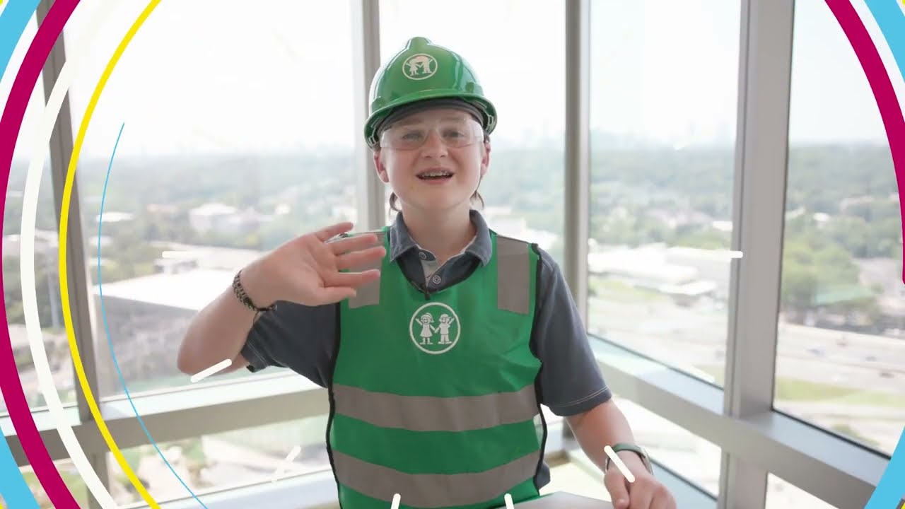 Honorary Construction Manager Lex Gives a Tour of the Patient Rooms at Arthur M. Blank Hospital
