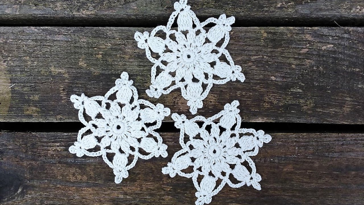 Crochet Snowflake Tutorial