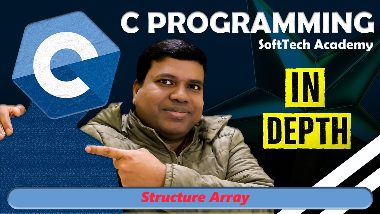 Structure Array Type | C Programming for Beginner in Hindi