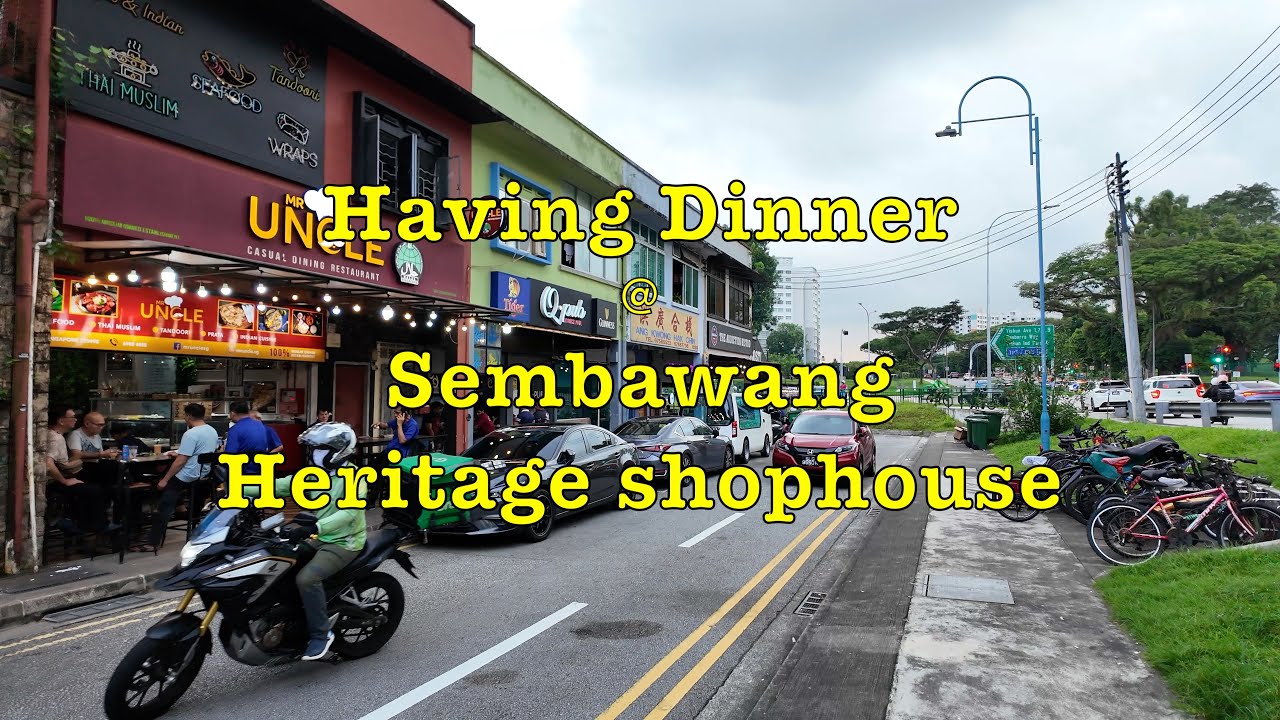 Sembawang Heritage - Old Shophouses #singapore #walkingtour #dinner #beer #restaurant #heritage