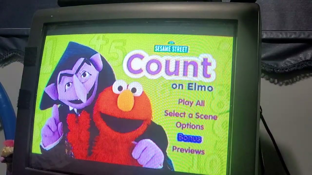 Count On Elmo 2015 DVD Menu Walkthrough 