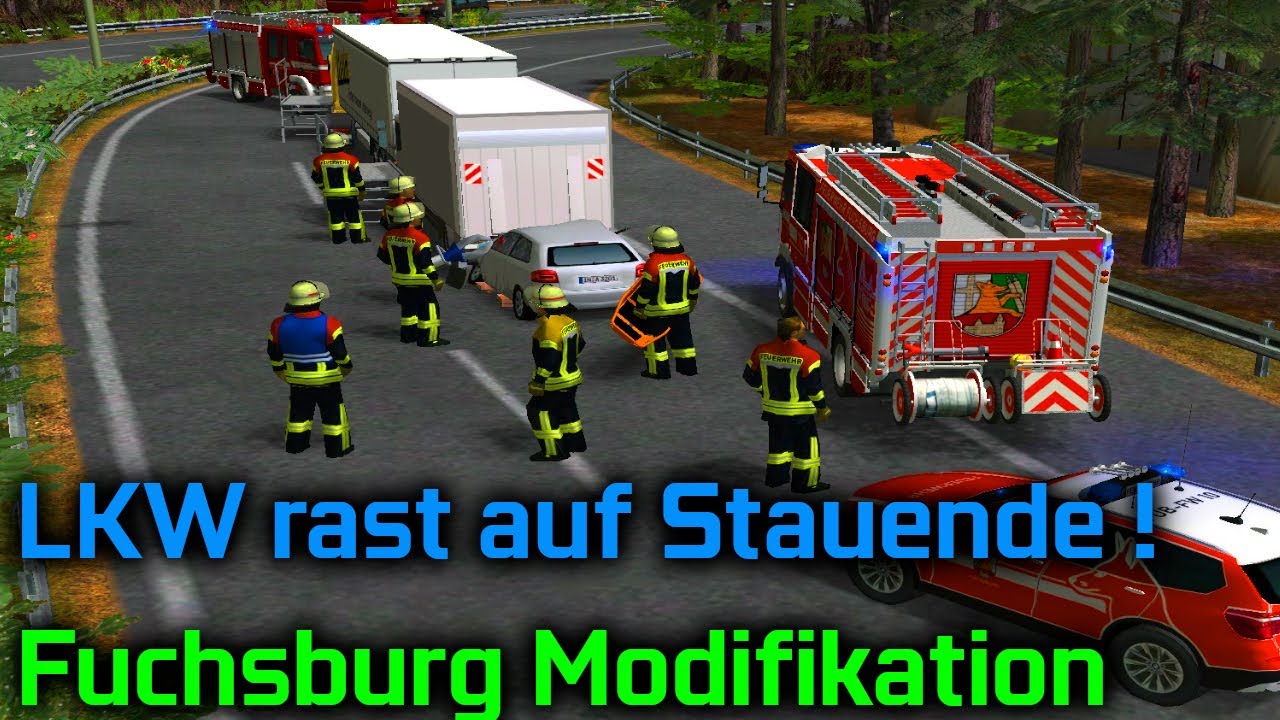 LKW rast auf Stauende - mehrere Personen eingeklemmt ! | Fuchsburg Modifikation | Multiplayer